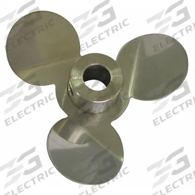APPROVED VENDOR Propeller: 4 in Blade Dia, Right Hand, 3 Blades, Stainless Steel - Replacement Propellers for Drum Insertion Mixers