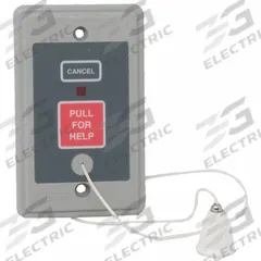 CREST HEALTHCARE SUPPLY Pullcord Station: 2 3/4 in Overall Wd, ET9B2106C. Key specifications — Manufacturer Part Number: ET9B2106C; Color: Black; Brand: CREST HEALTHCARE SUPPLY; Call Station Type: Pullcord Station; Part Type: Station Replacements; Station Type: Pullcord Station.