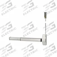 CORBIN RUSSWIN Concealed Vertical Rod: 36 in Max Door Wd, Stainless Steel (MPN ED5860 W036 630). Key specifications — Product Type: Exit Device; Ligature Resistance: Not Ligature-Resistant; Brand: CORBIN RUSSWIN; Exit Device Type: Concealed Vertical Rod; Outside Trim Type: Not Included; Exit Bar Style: Touchbar; ADA Compliant: Yes.