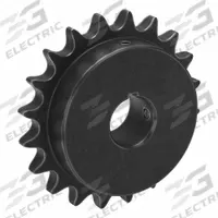 TSUBAKI Single Strand Sprocket: 60, For 3/4 in Chain Pitch, 1 1/4 in Bore Dia, 20 Teeth, Steel (MPN 60B20F-1D). Key specifications — Brand: TSUBAKI.