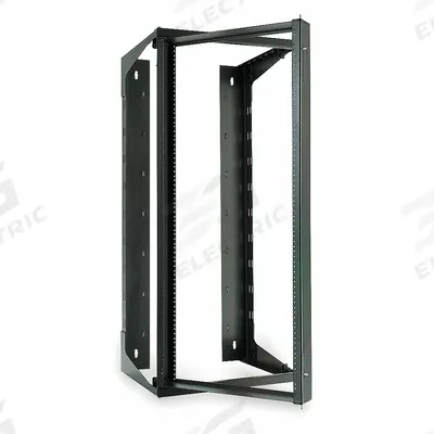 HUBBELL PREMISE WIRING Swing Frame: 12 Rack Units, Wall Mount, 24 in x 20 3/4 in x 18 in - Open-Frame Server Racks