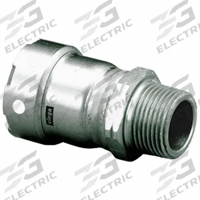 VIEGA MEGAPRESS Crimp Adapter Fitting: 1 1/4 in Pipe x 1 1/4 in Pipe Size, Press-fit x MNPT - Stainless Steel Press Fittings