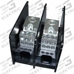 MERSEN Power Distribution Block: Open, Lug, Lug, 6 AWG – 350 kcmil For Line Side Wire Sizes (MPN MPDB67662). Key specifications — attr1361688: Surface; attr1308686: MERSEN; attr1361672: Aluminum.