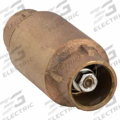 APPROVED VENDOR Spring Check Valve: Inline Valve Body, 1 in Pipe Size, Sweat x Sweat, Bronze, Sweat (MPN 6AJY9). Key specifications — Brand: APPROVED VENDOR.