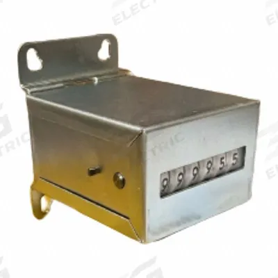 ENM Electro-mechanical counter: DIN Track Mounting, 1 1/4 in x 1 3/4 in, Analog - Electromechanical Counters