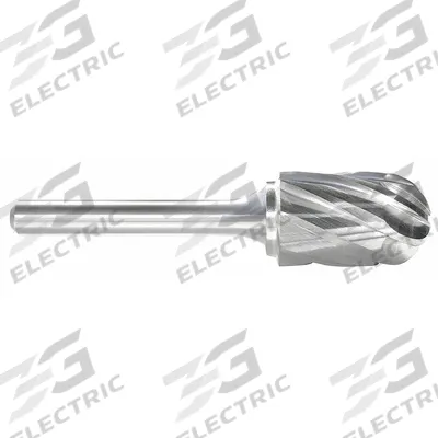 APPROVED VENDOR Carbide Bur: Ball-Nosed Cylinder, SC-1NF, Aluminum Cut, 1/4" x 5/8" Head - Aluminum-Cut Ball-Nosed Cylinder Burs