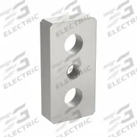 Base Plate: 10 Series, Aluminum, 2 in x 1 in x 1/2 in, Drop-In, Double (MPN 10BP2565). Key specifications — Includes Fasteners: No; Mounting Type: Drop-In; System of Measurement: Inch; Finish: Anodized; Brand: FAZTEK; Material: Aluminum; Product Type: Center Tap Base Plate; Adjustable: No.