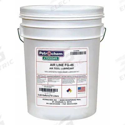 PETROCHEM Air Tool Oil: Synthetic, -63°F Min. Op Temp., 485°F Max. Op Temp., NSF H1 - Air Tool Lubricants