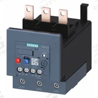 SIEMENS Overload Relay: Thermal Protection, 3 Poles, 1NO/1NC, Frame Size S3 (MPN 3RU21464MB0). Key specifications — Brand: SIEMENS; Auxiliary Contact Form: 1NO/1NC; Compatible Contactor Series: SIRIUS; Terminal Connection Type: Screw Terminals; Frame Size: S3; Maximum Voltage Rating: 690V AC; Phase Loss Sensitivity: No; Thermal Units Required: None (Relay Includes Integrated Bimetallic Elements).