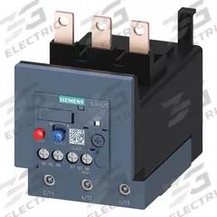 SIEMENS Overload Relay: Thermal Protection, 3 Poles, 1NO/1NC, Frame Size S3 (MPN 3RU21464MB0). Key specifications — Brand: SIEMENS; Auxiliary Contact Form: 1NO/1NC; Compatible Contactor Series: SIRIUS; Terminal Connection Type: Screw Terminals; Frame Size: S3; Maximum Voltage Rating: 690V AC; Phase Loss Sensitivity: No; Thermal Units Required: None (Relay Includes Integrated Bimetallic Elements).