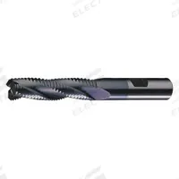 CLEVELAND Roughing End Mill: Cobalt, TiAlN Coated, 5 Flute, Coarse Pitch, 1" Mill Dia, 3" LOC (MPN C31111)