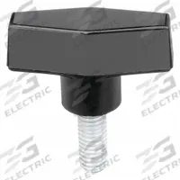 DAVIES Hand Knob: T, Thermoset, 1/4"-20 Thread, 10 mm Thread Lg, 2 in Dia (MPN 3090-V). Key specifications — Brand: DAVIES.