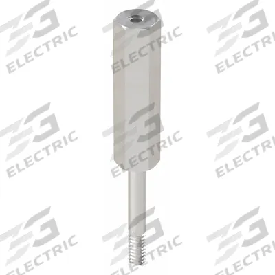 APPROVED VENDOR Standoff: Male x Female, 2 in Lg, Hex, Aluminum, Plain, 1/4 in Hex Wd, Aluminum - Aluminum Male x Female Standoffs