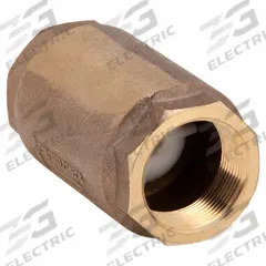 CAMPBELL Spring Check Valve: Poppet, Inline Valve Body, 1 1/2 in Pipe Size, FNPT x FNPT, Bronze, NPT (MPN 4033E). Key specifications — Brand: CAMPBELL.