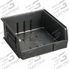 QUANTUM STORAGE SYSTEMS ESD Conductive Bin: 11 in x 10 7/8 in x 5 in, Black, Label Holder Included (MPN QUS235CO). Key specifications — Electrostatic Discharge: Electrostatic Discharge Conductive; Brand: QUANTUM STORAGE SYSTEMS; % Recycled Content: 0%.