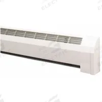 CLASSIC Hydronic Baseboard Heater: Hydronic Baseboard Heater, 6 ft Lg, White, Aluminum, Copper (MPN CLCU75-6). Key specifications — Tubing Material: Copper; Product Type: Hydronic Baseboard Heater; Heating Element Tube Diameter, Connection Type: 3/4 in Tube, SWT; Color: White; Brand: CLASSIC; Fin Material: Aluminum; Includes: Support Brackets; Overall Dimensions - L x H x D: 72-3/4 in x 9-1/8 in x 3-3/8 in.