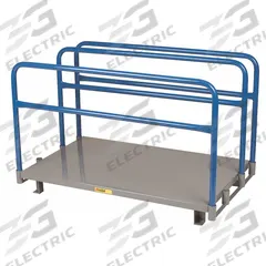 LITTLE GIANT Vertical Sheet Storage Rack: 3 Bays, 48 in x 30 in x 33 in, Steel, Gray (MPN ASR-3048). Key specifications — attr36897: 3; attr36904: Steel; attr36169: LITTLE GIANT; attr36901: Gray.