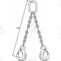 PEWAG Chain Sling: 3/8 in Chain Trade Size, 63 Chain Grade, Sling Hook, Stainless Steel, Fixed (MPN 10G63DOS/10). Key specifications — Brand: PEWAG.