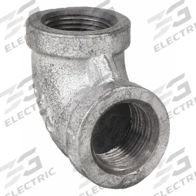 ANVIL Metal Pipe Elbow: 90° Elbow, 300 psi @ 150° F, 3/4 in x 3/4 in, Malleable Iron - Medium-Pressure Threaded Pipe Fittings