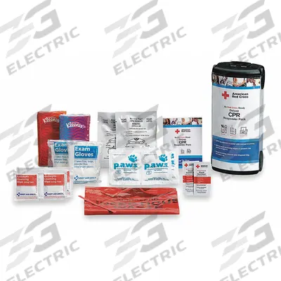 FIRST AID ONLY Responder Pack: 1 People Served, Adult, Reusable - CPR Face Shields
