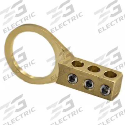 BRIDGEPORT FITTINGS Intersystem Bonding Bridge: Brass (MPN IGB-050) - Grounding Lug Kit