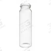 CHEMGLASS Sample Vial: 40 mL, A, No Closure, 28 mm Body Dia, Round, 24-400 mm Screw Closure Size (MPN CG-4902-08). Key specifications — Body Color: Colorless; Screw Closure Size: 24-400 mm; Brand: CHEMGLASS; Bottom Shape: Round; Self-Standing: Self-Standing.