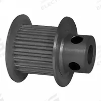 DAYTON Timing Pulley: Modified Curvilinear, Fixed, For GT Timing Belt Section, For 9 mm Belt Wd (MPN 20-2P09M6FA4). Key specifications — Brand: DAYTON; Finish: Clear Anodized; For Belt Series: Powerhouse®.