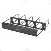 HUBBELL PREMISE WIRING Dual Side Horizontal Ring Manager: Horizontal, 2 U, Single Side Sides, Black (MPN HM277C). Key specifications — Color: Black; Orientation: Horizontal; Brand: HUBBELL PREMISE WIRING; Material: Steel; Number of Sides: Single Side.