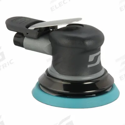 DYNABRADE Air Orbital Sander: 5 in Disc, Pressure Sensitive Adhesive, 3/16 in Orbit - Non-Vacuum Random Orbital Sanders