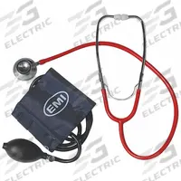 EMI Aneroid Sphygmomanometer: Aneroid Sphygmomanometer, Adult, Nylon, Adult Cuff Named Size, Arm (MPN 936). Key specifications — Cuff Named Size: Adult; Patient Type: Adult; Color: Red; Brand: EMI; Product Type: Aneroid Sphygmomanometer; Cuff Material: Nylon; Includes: Latex Inflation Bladder and Bulb; Blood Pressure Test Location: Arm.
