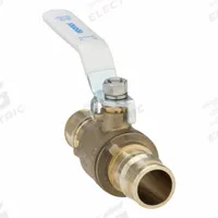 UPONOR Manual Two-Way Ball Valve: 1 1/2 in, Brass, Straight, PEX x PEX, 250 psi Max. Pressure (CWP) (MPN LFC4821515SS). Key specifications — Brand: UPONOR; Handle: Lever.