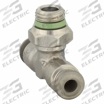 AIGNEP USA Push-Fit Tee Fitting: 5/32 in OD x 5/32 in OD x 1/8 in Pipe Size, Stainless Steel - Stainless Steel Tube Fittings