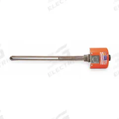 TEMPCO Over The Side Immersion Heater: 1 Phase, 120V AC, 750 W Watt, 1 1/4 in NPT, 23 sq in, Steel (MPN TSP02751). Key specifications — Watt Density: 23 sq in; Sheath Material: Steel; Brand: TEMPCO; Control Range: 150° to 560°F.