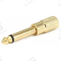 MONOPRICE Audio Adapter: (1) 1/4 in Mono Male x (1) 3.5 mm Stereo Female Adapter, Gold (MPN 7167). Key specifications — Product Type: Audio Adapter; Manufacturer Part Number: 7167; Color: Gold; Brand: MONOPRICE; End 1 Connection Type: 1/4 in Mono Male; End 2 Connection Type: 3.5 mm Stereo Female.