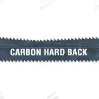 MORSE Band Saw Blade: Carbon Steel, 9 ft 10 in, Hard Back, Aluminum/Plastic/Plywood/Soft Metal/Wood (MPN ZHBAR14-9'10"). Key specifications — attr1097799: 14; attr1097806: Carbon Steel; attr1211724: 9 ft 10 in.