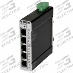 RED LION Ethernet Switch: Unmanaged, DIN Rail, 5 Ports, RJ45, 10/100 Base-TX/1 Gbps, IP30 (MPN 105TX-SL). Key specifications — Port Type: RJ45; Manufacturer Part Number: 105TX-SL; Brand: RED LION; Features: LED Link/Activity Status Indication; IP Rating: IP30; Maximum Input Voltage: 30V DC; Mounting Location: DIN Rail; Network Interface: 1 Gbps.