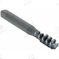 OSG Spiral Flute Tap: M5x0.8 Metric, 6H, 3 Flute, Bottoming Chamfer, Black Oxide High Speed Steel (MPN 2988201)
