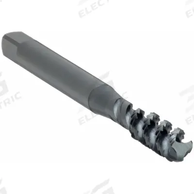 OSG Spiral Flute Tap: M5x0.8 Metric, 6H, 3 Flute, Bottoming Chamfer - General Purpose Spiral-Flute Taps