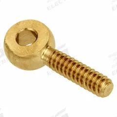AMPG Fixed Rod End: Brass, Plain, 40 mm Hole Center-to-End Lg, Right Hand, M6-1.00 Thread Size (MPN ZEBM6X40-BR). Key specifications — attr952243: AMPG.