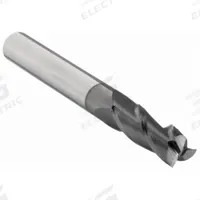 CLEVELAND Square End Mill: Carbide, TiAlN Coated, 4 Flute, 19/64" Mill Dia, 7/8" LOC, 2-1/2" OAL (MPN C81859)
