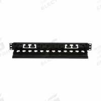 PANDUIT Horizontal Single-Sided Manager: Horizontal, 1 U, Single Side Sides, 2 3/4 in Overall Dp (MPN WMPLFSE). Key specifications — Color: Black; Includes: Dual-Hinging Covers; Orientation: Horizontal; Brand: PANDUIT; Material: Plastic; Number of Sides: Single Side; Product Type: Single-Sided Manager.