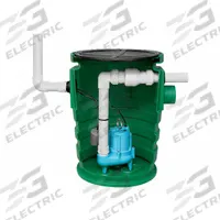 LITTLE GIANT Grinder Pump System: Plastic, 1 hp, 115V AC, 49 gpm @ 10' of Head, 51 ft Max. Head, NPT (MPN WCR-16GP). Key specifications — Rated Voltage: 115V AC; Discharge Location: Side; Brand: LITTLE GIANT; Alarm: Not Included; Switch: Piggyback Tether Float.