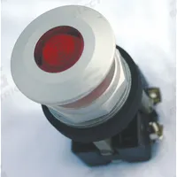 EATON Mushroom Head Push Button: 30 mm Mounting Size, Non-Metallic, Maintained (MPN HT8FBRFL3). Key specifications — Brand: EATON; Action: Maintained; Series: HT800; Push Button Material Type: Non-Metallic.