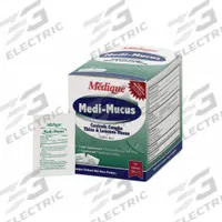 MEDIQUE Cough Suppressant/Expectorant: Dextromethorphan HBR/Guaifenesin, 50 Individual Doses, 50 PK (MPN 34550). Key specifications — Format: Tablet; Strength: Regular Strength; Manufacturer Part Number: 34550; Brand: MEDIQUE; Purpose: Cough Suppressant; Unit Dose: Guaifenesin: 400 mg; Active Ingredient: Dextromethorphan HBR; Dose Package Type: Packets.