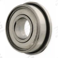 DAYTON Flanged Radial Ball Bearing: R4, 1/4 in Bore, 0.69 in Flange Dia, Dbl Shield, 5/8 in OD (MPN 1ZGE1). Key specifications — Bearing Industry Number: R4; Brand: DAYTON.