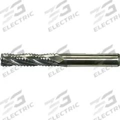 CLEVELAND Roughing End Mill: Cobalt, TiCN Coated, 6 Flute, Coarse Pitch, 1-1/2" Mill Dia, 2" LOC (MPN C75360)