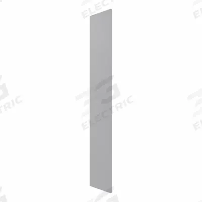 HADRIAN Pilaster: Solid Plastic HDPE, Plastic, Gray, 80 1/2 in Ht, 7 in Wd - Pilasters for Bathroom Partitions