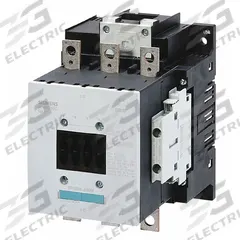 SIEMENS IEC Magnetic Contactor: Non-Reversing, 3 Poles, 3NO Contacts, 185 A, 120V AC Coil (MPN 3RT10566AF36). Key specifications — Brand: SIEMENS; Integrated Surge Suppression: No.