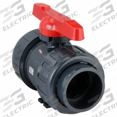 ASAHI Manual Two-Way Ball Valve: 3 in, PVC, Straight, Socket x Socket - PVC Ball Valves