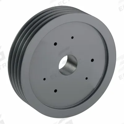 APPROVED VENDOR V-Belt Pulley: 8V1900, 4 Groove, 19 in OD, Bushed Bore - Bushed-Bore Cast-Iron Wedge V-Belt Pulleys